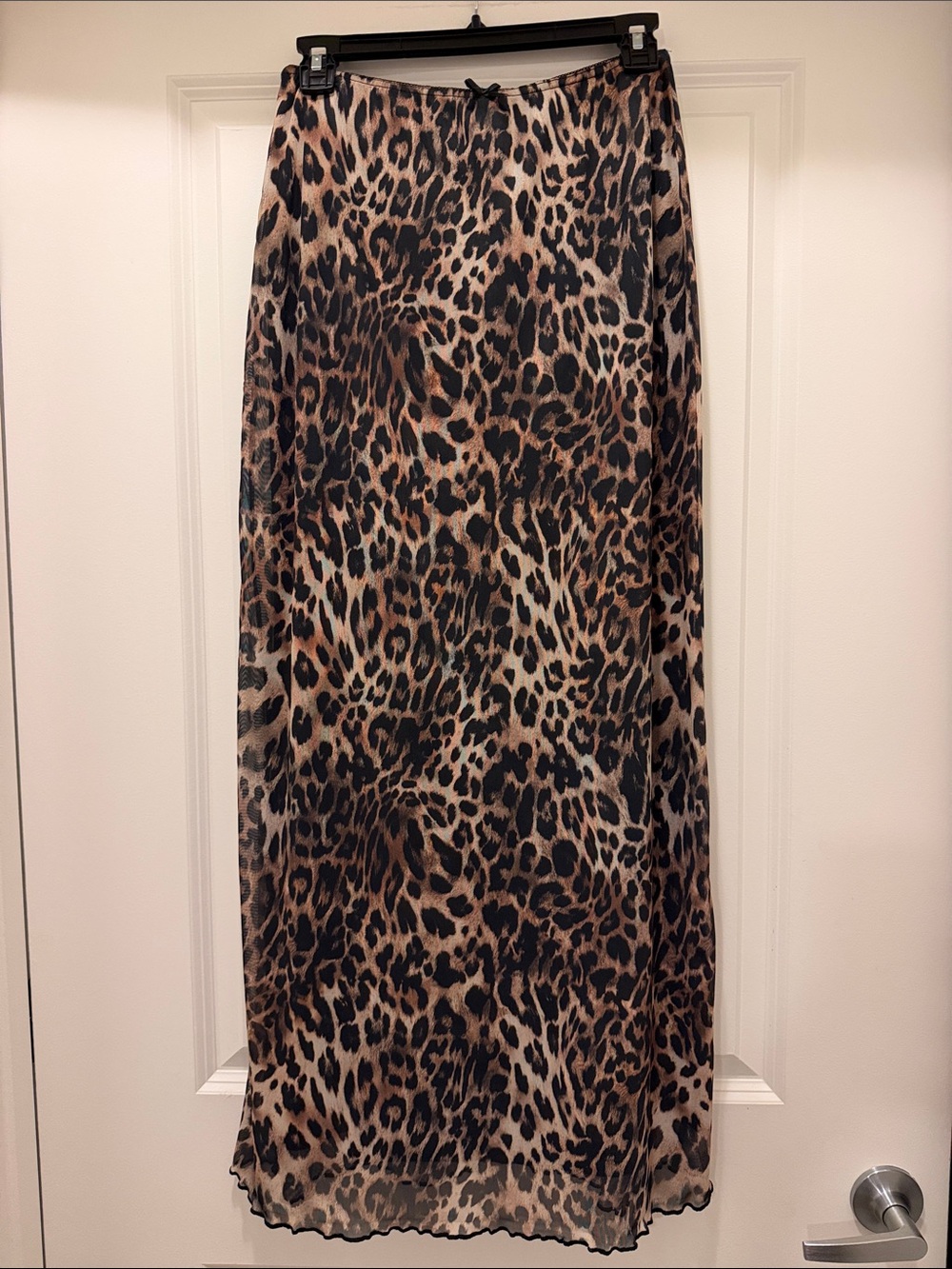 Urban Outfitters Leopard Print Maxi Skirt - Brown & Black